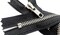 YKK 20" Nickel Metal Zipper YKK #5 Closed Bottom - Color 580 Black (1 Zippers/Pack)